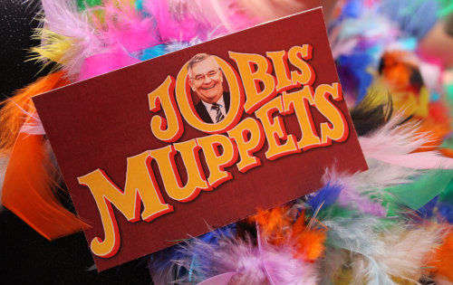 Feiern nach dem Motto "Jobis Muppets habens drauf!" (Foto:OBK)