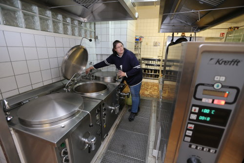 Auch die hauseigene Küche wurde wieder in Betrieb genommen. (Foto: OBK)