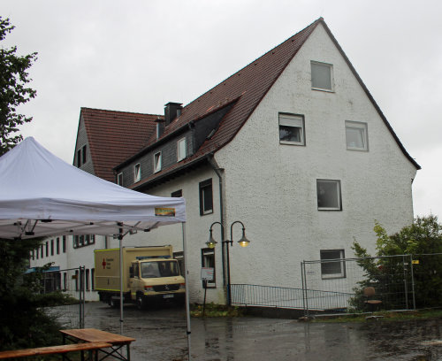 Im ehemaligen VdK-Heim Marienheide wurden 150 Flüchtlinge untergebracht (Foto OBK).