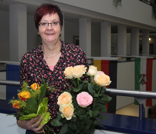 Annette Stiebel feiert ihr 40-jähriges Dienstjubiläum beim Oberbergischen Kreis (Foto:OBK)