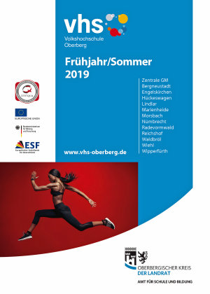 Titel des Programmheftes Frühjahr/Sommer 2019 der VHS Oberberg  (Foto: VHS Oberberg)