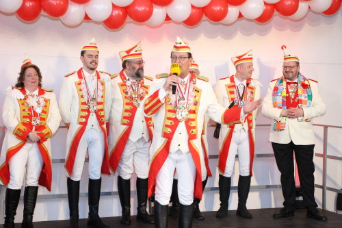 Die KG Baulemann anno pief rot-weiß Wipperfürth von 2010. (Foto: OBK)