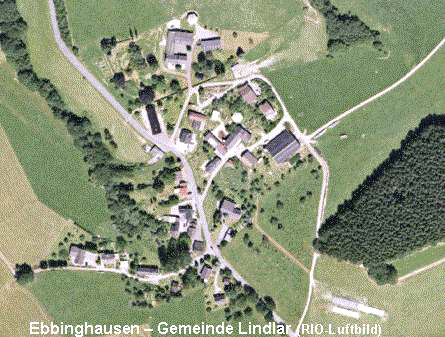 Luftaufnahme von Ebbinghausen - erstellt mit RIO-RaumInformationOberberg