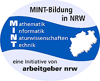 Logo von MINT-Bildung in nrw mit Link zur Homepage www.mint-nrw.de