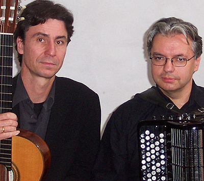(von links) Duo Jörgen Brilling, Gitarre und Uwe Mahnken, Akkordeon (Foto: privat)