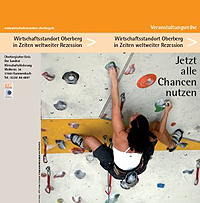 Titelseite zum Flyer der Veranstaltungsreihe "Jetzt alle Chancen nutzen"