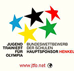 Logo "Jugend trainiert für Olympia" mit Link zur Homepage www.jtfo.net