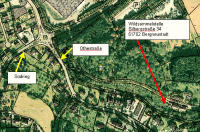 Lageplan Wildsammelstelle Bergneustadt mit Link zur größeren Darstellung des Lageplanes