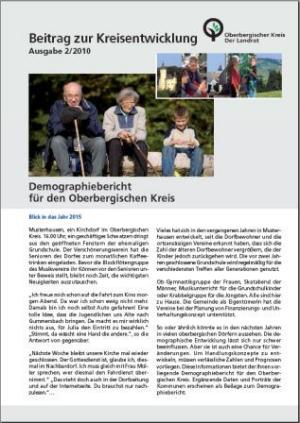 Titelseite des Demografieberichts für den Oberbergischen Kreis