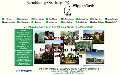 Homepage Berufskolleg Oberberg in Wipperfürth