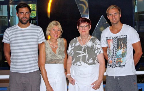 Die Initiatoren der Kochaktion: Sebastian Friedrich, Ingeborg Schmidt-Clemens, Ute Fischer (beide AggerEnergie), Dominik Debus (Foto:OBK)
