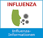 Logo Influenza-Informationen mit Link zur Internetseite Influenza-Informationen