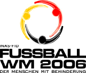Logo der Fußball-Weltmeisterschaft der Menschen mit Behinderung