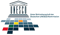 UNESCO-Logo - Unter Schirmherrschaft der Deutschen UNESCO-Kommission