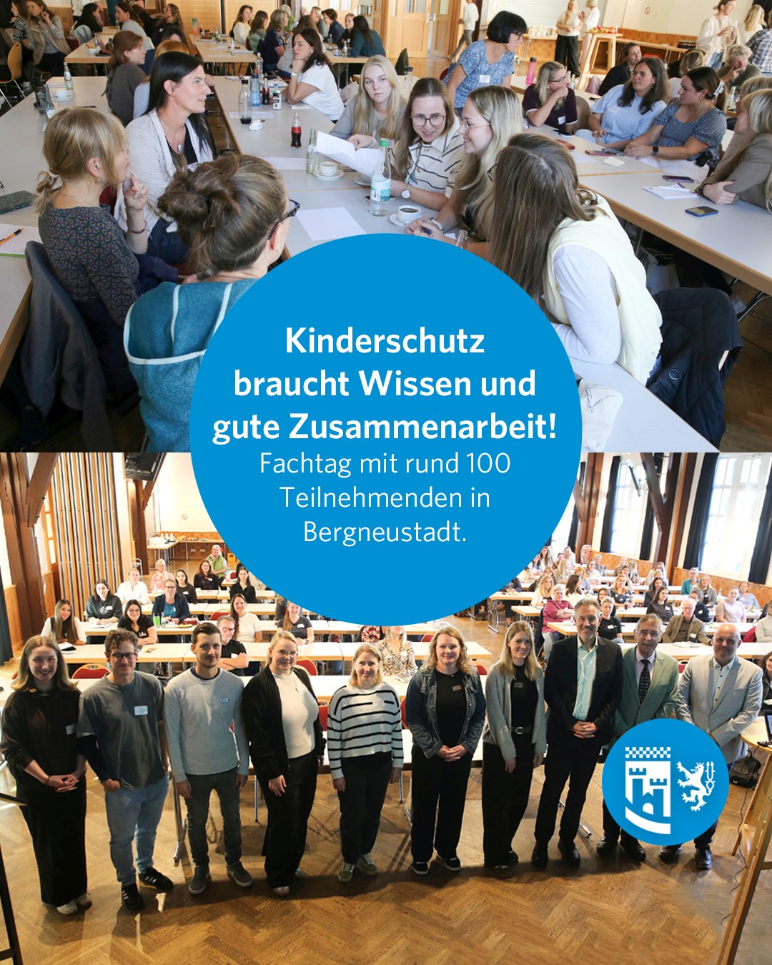 Rund 100 Fachkräfte kamen kürzlich in Bergneustadt zum Fachtag „Rechtsgrundlagen, Datenschutz und Schweigepflicht im Kinderschutz“ zusammen. Es kamen Mitarbeitende der Allgemeinen Sozialen Dienste mit Fachkräften aus Kindertageseinrichtungen, Schulen, Beratungsstellen, Gesundheitswesen, Polizei sowie weiteren Akteurinnen und Akteuren aus dem Sozialraum zusammen.

🤝 Gemeinsam mit den vier städtischen Jugendämtern organisierte das Kreisjugendamt des Oberbergischen Kreises die Veranstaltung. 

Die Netzwerkkoordinierenden der fünf Jugendämter erklären gemeinsam: „Kinderschutz gelingt dann gut, wenn die beteiligten Stellen ihre jeweiligen Aufgaben, Möglichkeiten und Grenzen kennen und miteinander im Gespräch bleiben. Unser Ziel ist es, verlässliche Kooperationsstrukturen zu schaffen und gleichzeitig die Handlungssicherheit aller Beteiligten zu stärken.“

Im Mittelpunkt der Veranstaltung standen die rechtlichen Grundlagen des Schutzauftrags bei Kindeswohlgefährdung sowie Fragen des Datenschutzes und der Schweigepflicht.

💡 Praxisnahe Beispiele und der fachliche Austausch stärkten die Handlungssicherheit der Teilnehmenden. Denn wirksamer Kinderschutz braucht klare Zuständigkeiten, verlässliche Strukturen und eine gute Zusammenarbeit.

...........................

ℹ️ Ihr möchtet mehr über die Angebote und Aufgaben unseres Kreisjugendamts erfahren? 

Auf unserer neuen Internetseite findet Ihr im Bereich „Kinder, Jugend & Familie“ viele Informationen dazu .
👉 www.obk.de