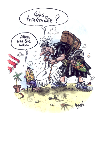 Cartoon von Eugen Egner