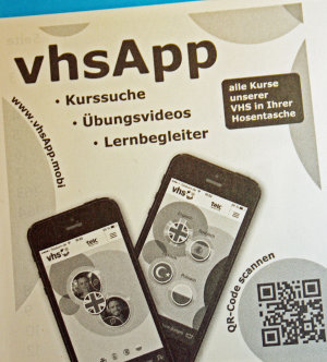 "Mobile" Informationen erhalten Sie über die VHS-App (Foto:OBK)