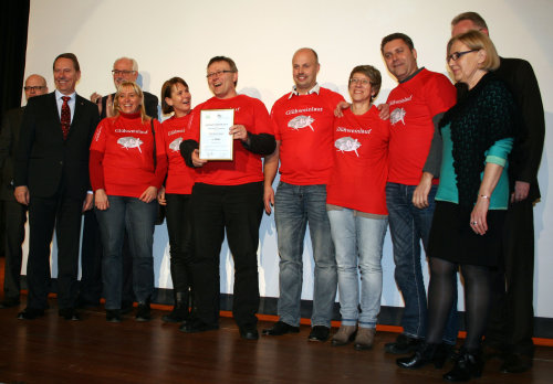 Gold für die Gemeinschaft Marienhagen/Pergenoth - die beiden Dörfer waren beim Wettbewerb gemeinsam erfolgreich (Foto:OBK)