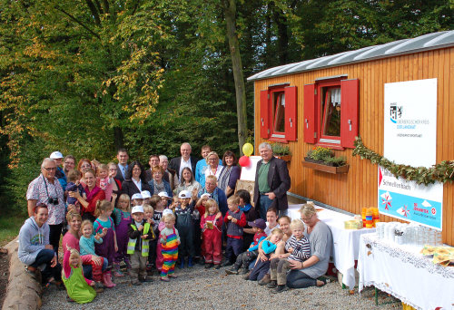 Die Waldgruppe Schnellenbach ist jetzt offiziell eröffnet (Foto:OBK)