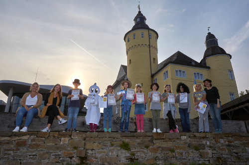 Gruppenbild der Teilnehmer Workshop Schloss Gespenst. (Foto: OBK)