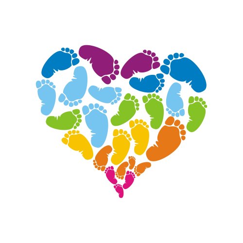 Mit diesem Herz werben die Kooperationspartner für den Charity Walk.  (Foto: ©Abundzu - stock.adobe.com)

   