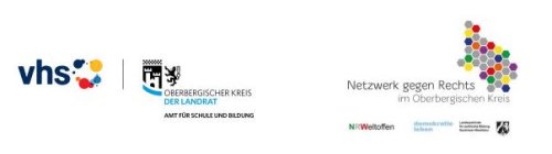 Logos VHS Oberberg - Netzwerk gegen Rechts (Foto/Grafik: OBK)