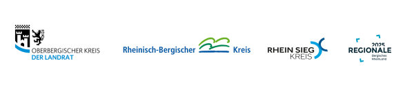 Logo Oberbergischer Kreis, Rheinisch-Bergischer Kreis, Rhein-Sieg-Kreis, Regionale 2025