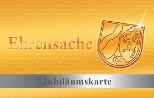 Die Jubiläumskarte Ehrensache des Landes Nordrhein-Westfalen begünstigt auch  langjährig ehrenamtlich Engagierte im Oberbergischen Kreis. (Foto/ Grafik: Land.NRW)