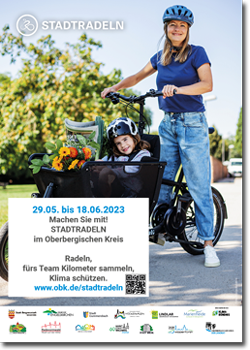 Plakat STADTRADELN im Oberbergischen Kreis