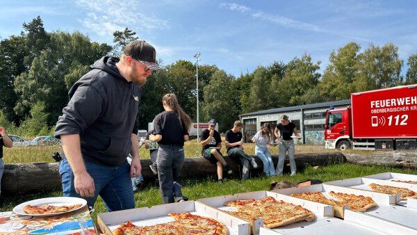 Social Day 2025 - Pizza für die Teilnehmenden (Foto: obk)
