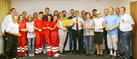Verleihung von Ehrenamtskarten bei der DLRG Gummersbach. (Foto: Christina Muerth / DLRG Gummersbach e.V.)