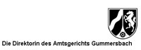 Logo Die Direktorin des Amtsgerichts Gummersbach