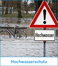 Boxlogo Hochwasserschutz (Foto: Thaut Images - Fotolia)