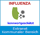 Logo Influenza-Infos - kennwortgeschütztes Extranet für Kommunen des Oberbergischen Kreises