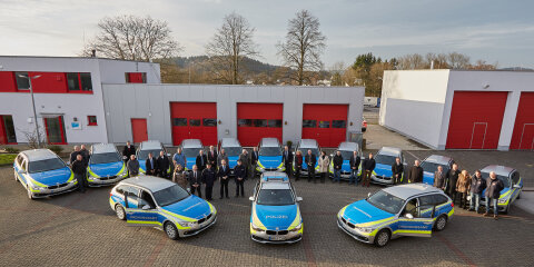 Polizei Gruppenfoto