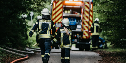 Feuerwehreinsatzkräfte