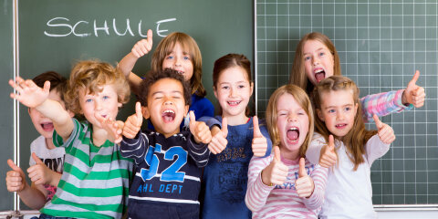 Einschulung Freude Kinder Schulkinder